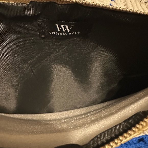 Virginia Wolf Gold Textured Clutch - Picture 6 of 6